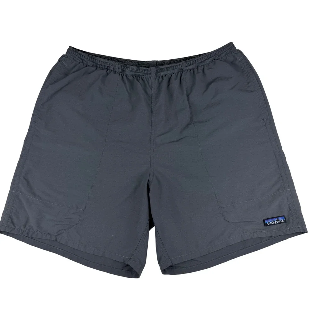Patagonia Shorts Men's‎ L Gray Baggies Shells Mesh Lined Swim Trunks Quick Dry